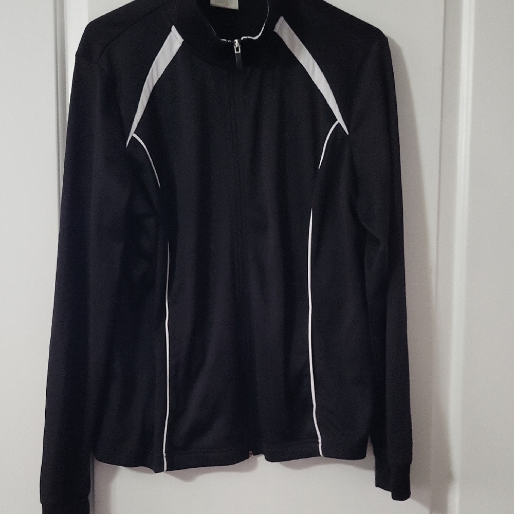Danskin Now Black and White Athletic Jacket
